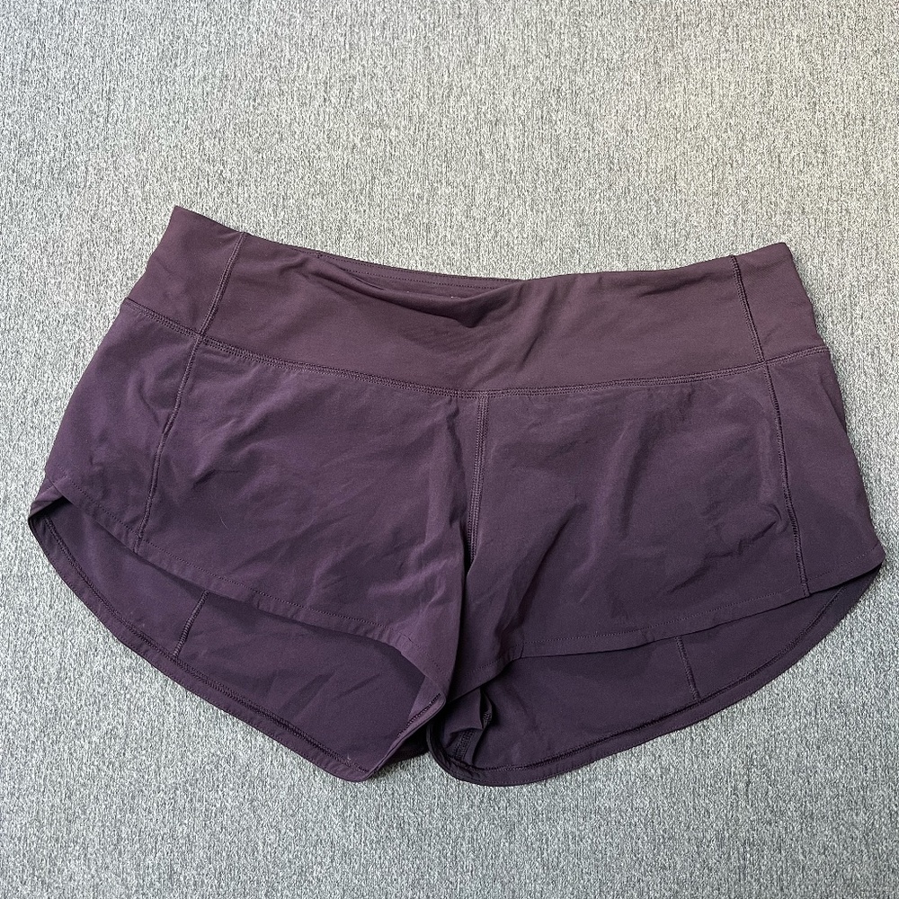 Lululemon Speed Up Shorts Cassis Size 6